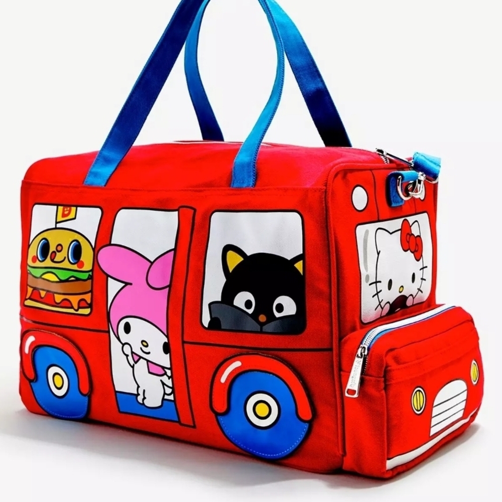 Loungefly X Sanrio Bus Duffle Bag NWT